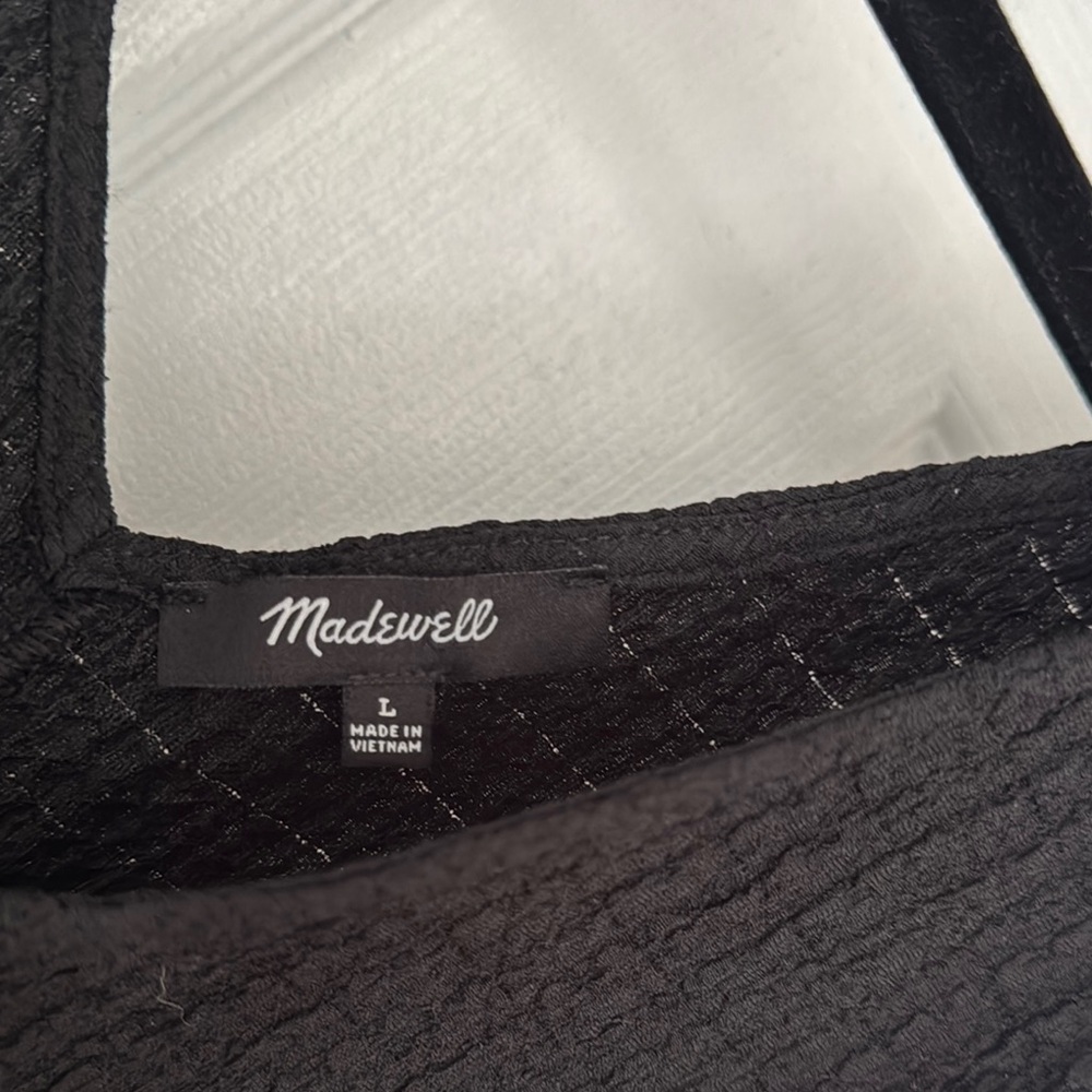 Madewell Black Sleeveless Women's Top - Picture 2 of 4